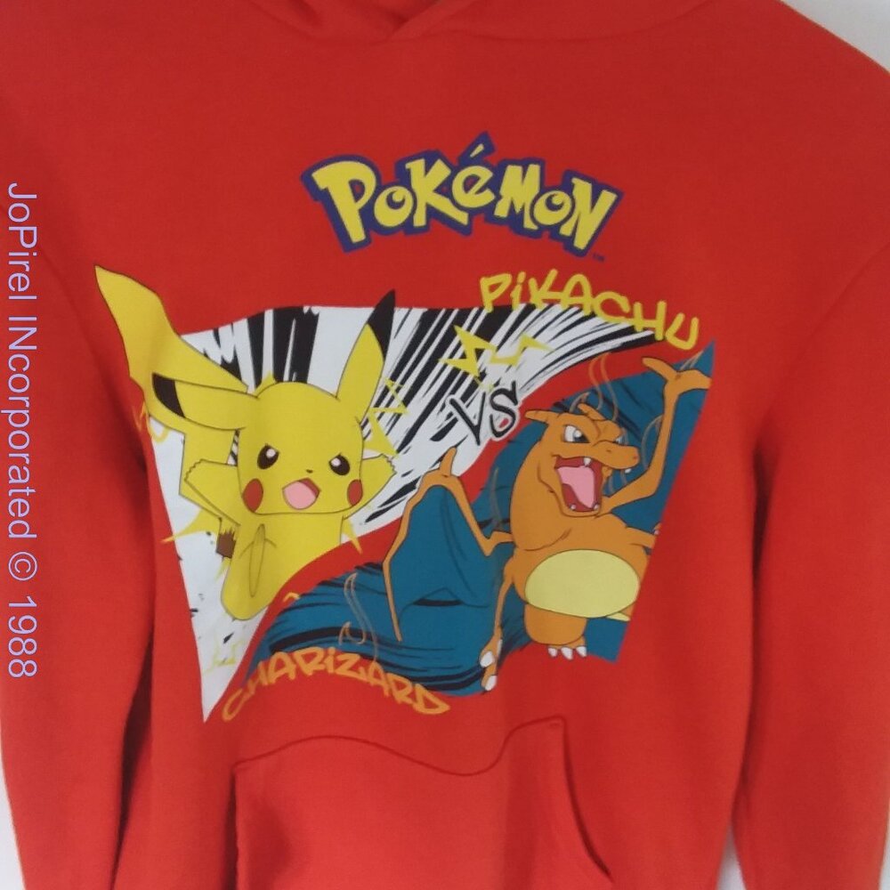 Charizard vs Pikachu Pokemon Red Hoodie Kids hot hot hot